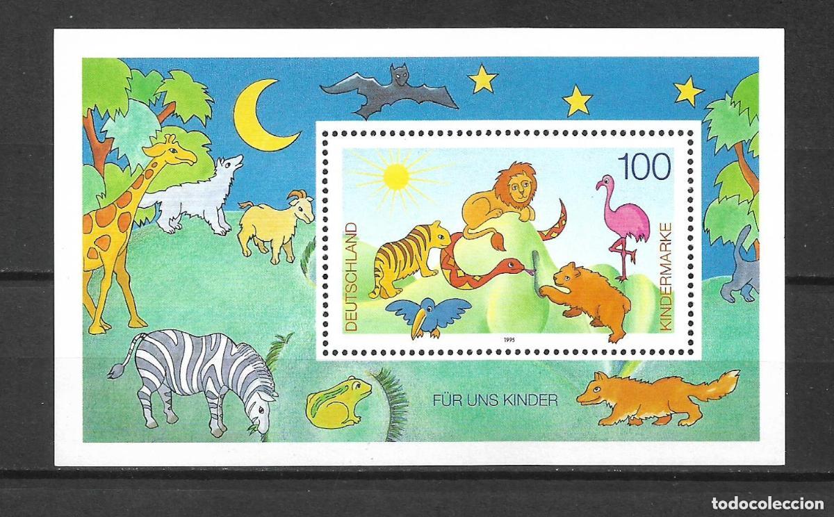 Sellos: alemania 1995 hoja bloque 34 ** mnh - 27/7