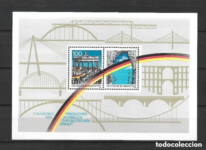 Sellos: alemania 1990 hoja bloque 22 ** mnh 4.50&euro; - 130
