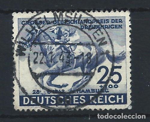 Briefmarken: Allemagne Empire N&deg;738 Obl (FU) 1942 - Derby de Hambourg
