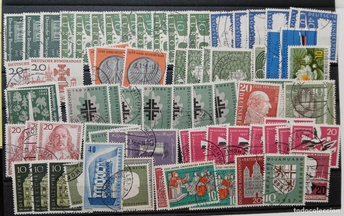 Sellos: Lote sellos de Alemania a&ntilde;os 50