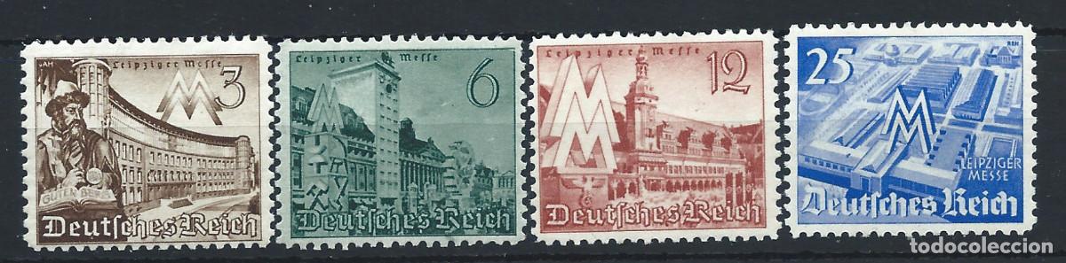 Sellos: Allemagne Empire N&deg;663/66** (MNH) 1940 - Foire de printemps &agrave; Leipzig