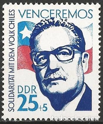 Sellos: Alemania ( RDA ) 1973 - Mi 1891 - YT 1578 - Presidente Salvador Allende - MNH**