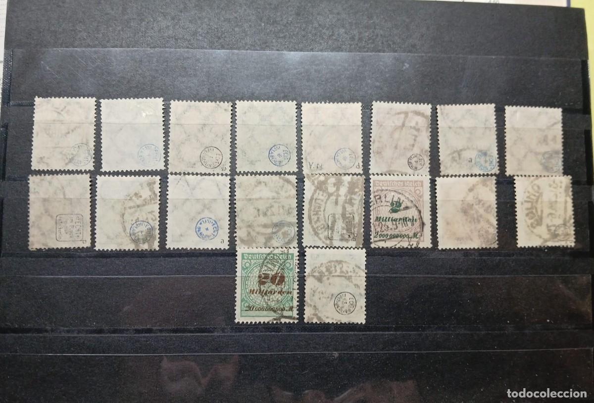 Sellos: Serie completa 1923 firmada InflaBerlin