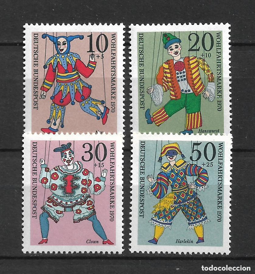 Sellos: alemania 1970 michel 650/653 ** mnh 2.40&euro;- 23/29