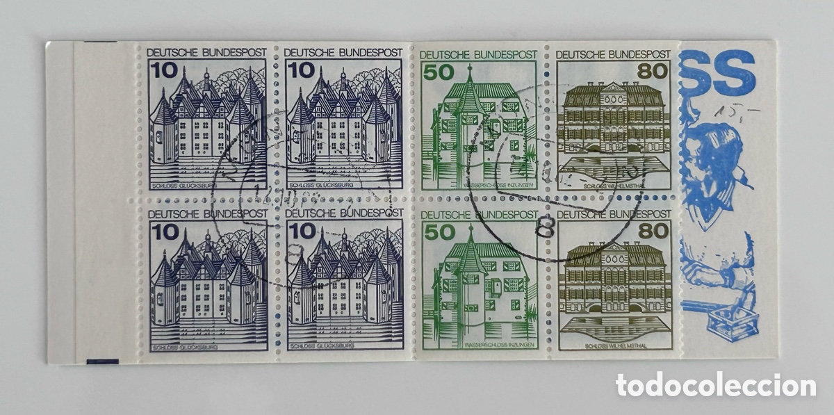 Sellos: CARNET DE SELLOS. ALEMANIA. CASTILLOS