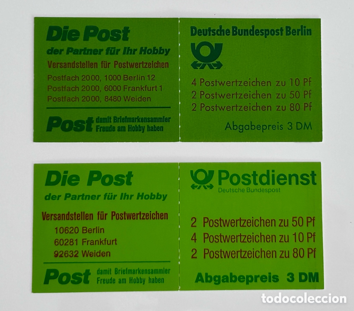 Sellos: 2 CARNETS DE SELLOS. ALEMANIA - Foto 2
