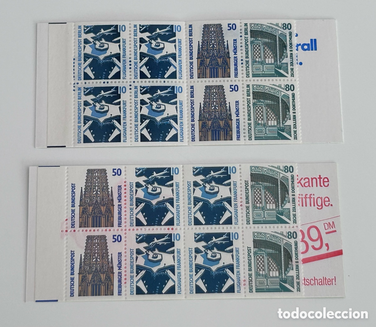 Sellos: 2 CARNETS DE SELLOS. ALEMANIA