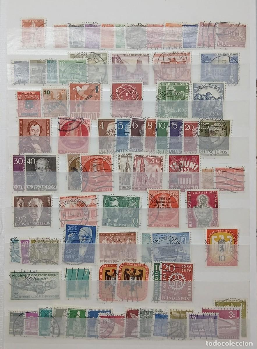 Sellos: Berl&iacute;n 49&ndash;56 &ndash; Lote de series usadas &ndash; Completas y no completas