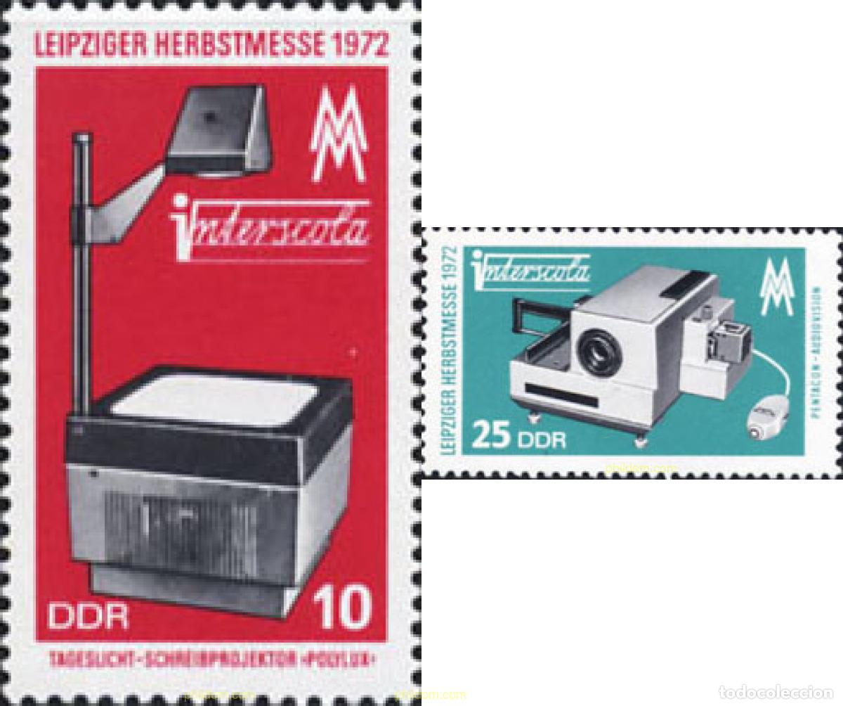 Sellos: 150732 MNH ALEMANIA DEMOCRATICA 1972 FERIA DE OTO&Ntilde;O DE LEIPZIG