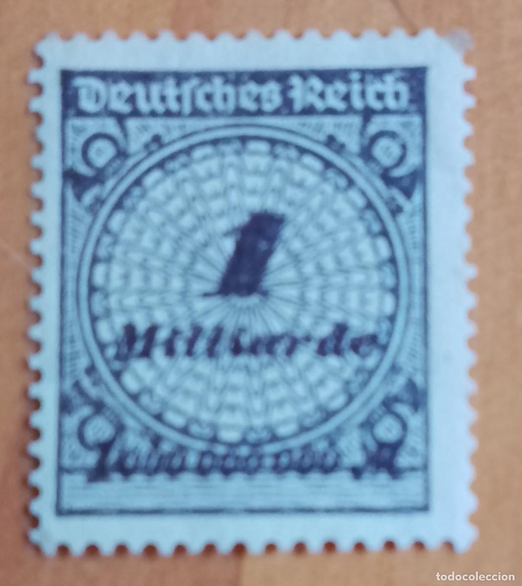 Sellos: ALEMANIA, DEUTSCHES REICH - 1 MILLIARDEN - 1.000.000.000 M
