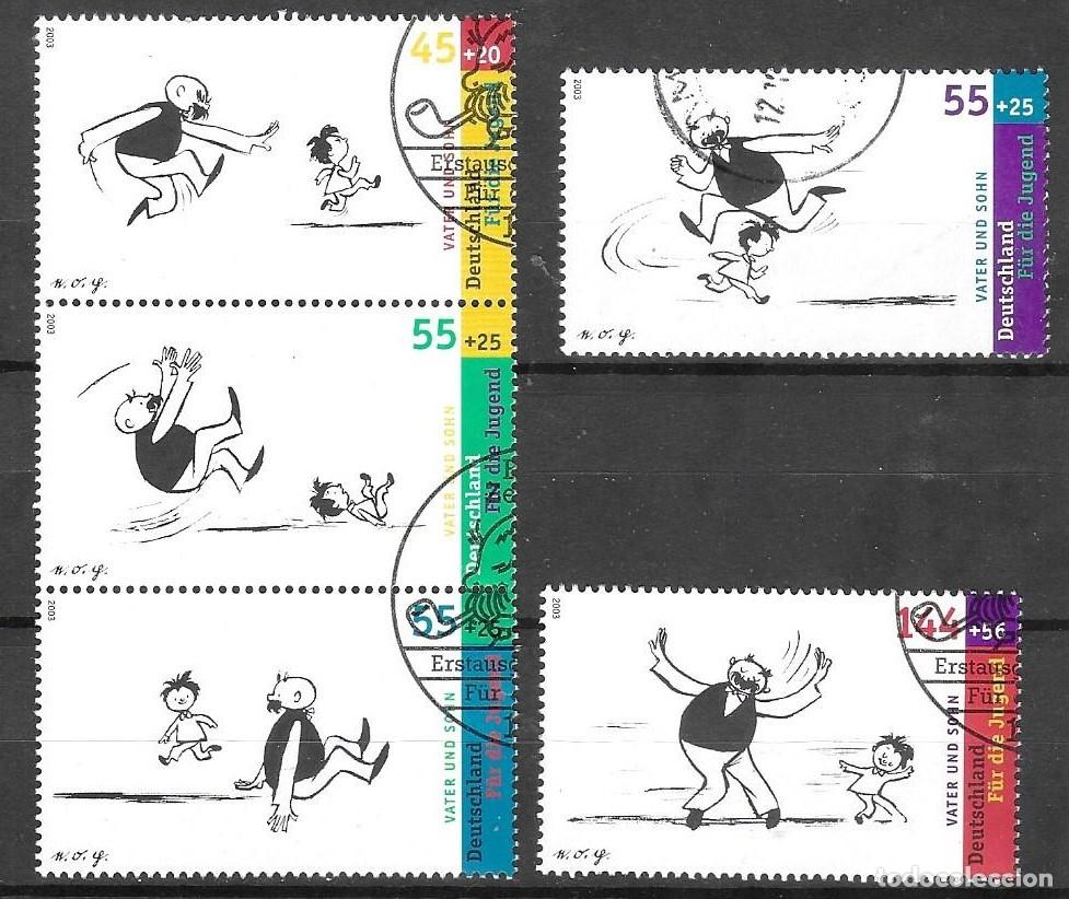 Briefmarken: SELLOS USADOS DE ALEMANIA 2003, YT 2175/ 79
