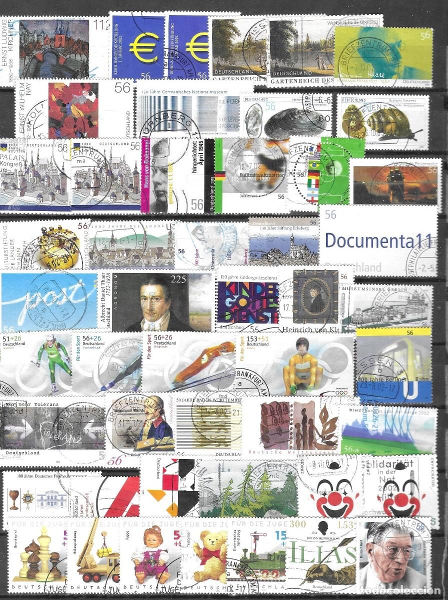 Sellos: LOTE DE SELLOS USADOS DE ALEMANIA 2002