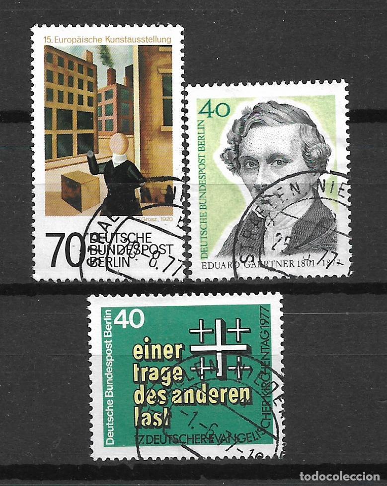 Sellos: alemania berlin 3 sellos 1977 usados - 1/3
