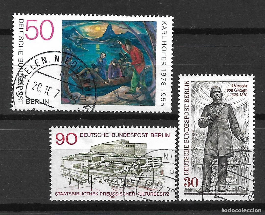 Sellos: alemania berlin 3 sellos 1978 usados - 1/3