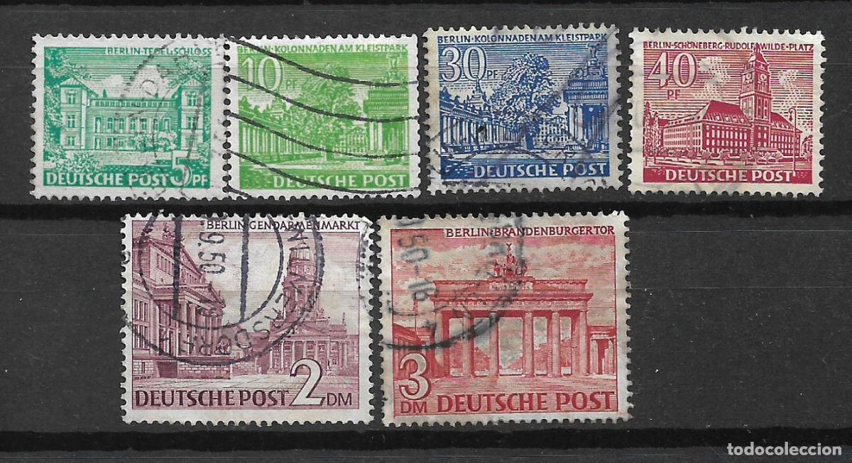 Sellos: alemania berlin 6 sellos 1949 usados 6.50&euro;- 23/32