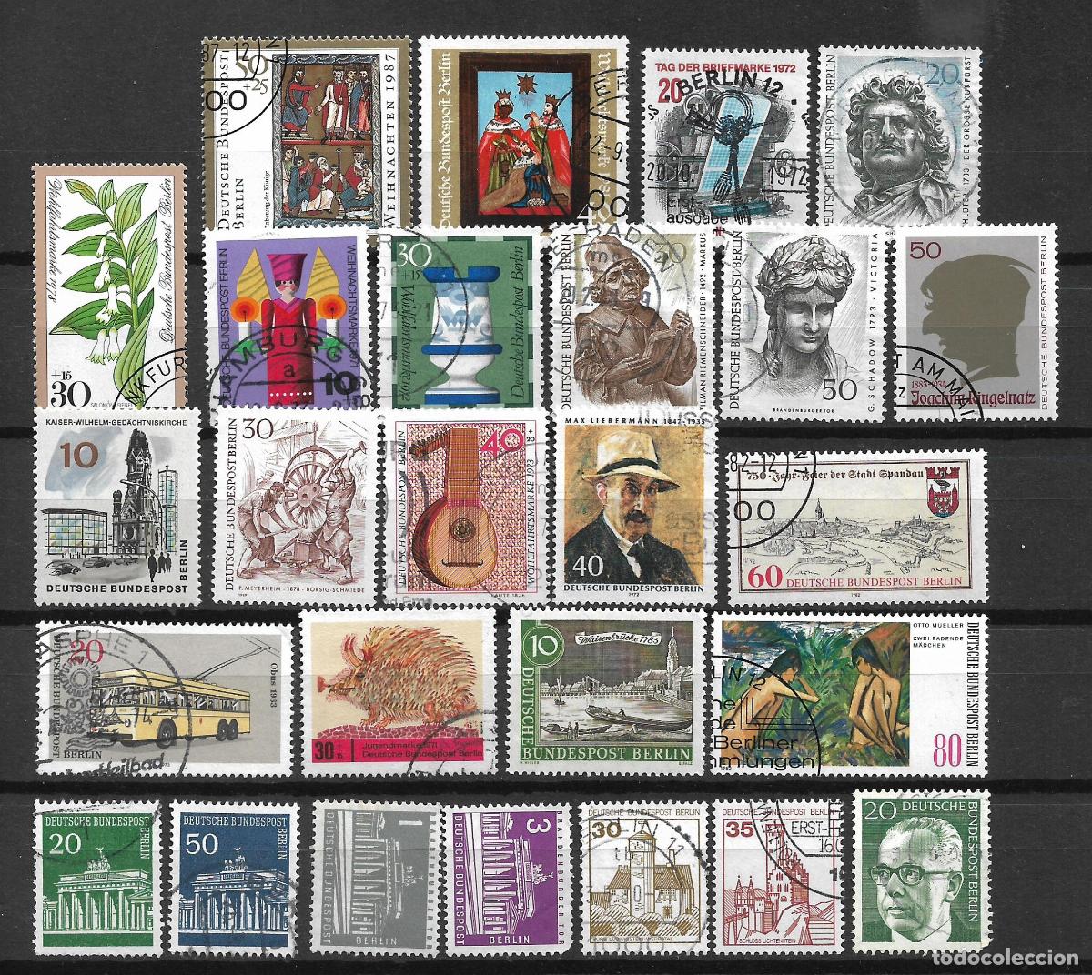 Sellos: alemania berlin lote 26 sellos usados - 7/1