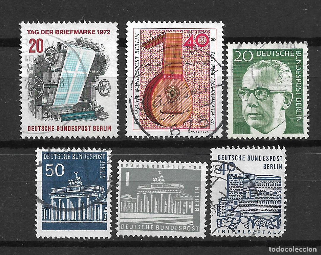 Sellos: alemania berlin lote 6 sellos usados - 7/1