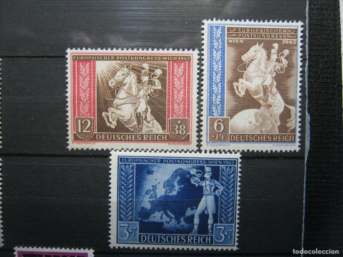 Sellos: ALEMANIA IMPERIO REICH 1942 SERIE YVERT 744/746 MNH** SIN CHARNELA LUJO.