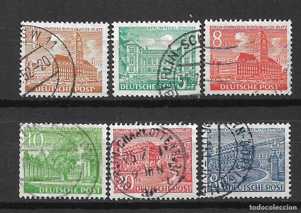 Sellos: alemania berlin 1949 lote 6 sellos usados 4.50&euro;- 5/1