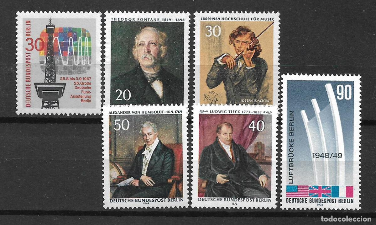 Sellos: alemania berlin lote 6 series completas ** mnh- 2/4
