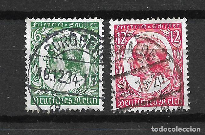 Sellos: alemania reich 1934 michel 554/555 usado completa - 2/4