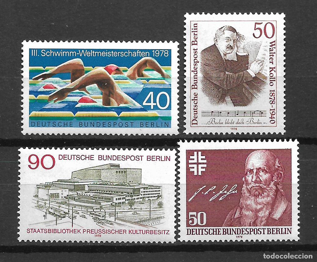 Sellos: alemania berlin 4 series completas 1978 ** mnh - 2/5