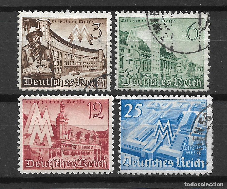 Sellos: alemania reich 1940 michel 739/742 usado completa - 2/6