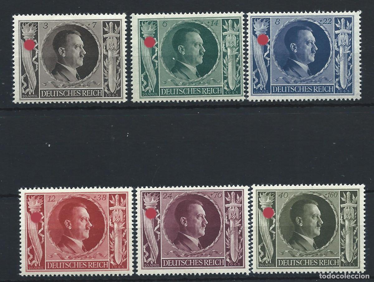 Sellos: Allemagne Empire N&deg;763/68** (MNH) 1943 - Chef d'&Eacute;tat