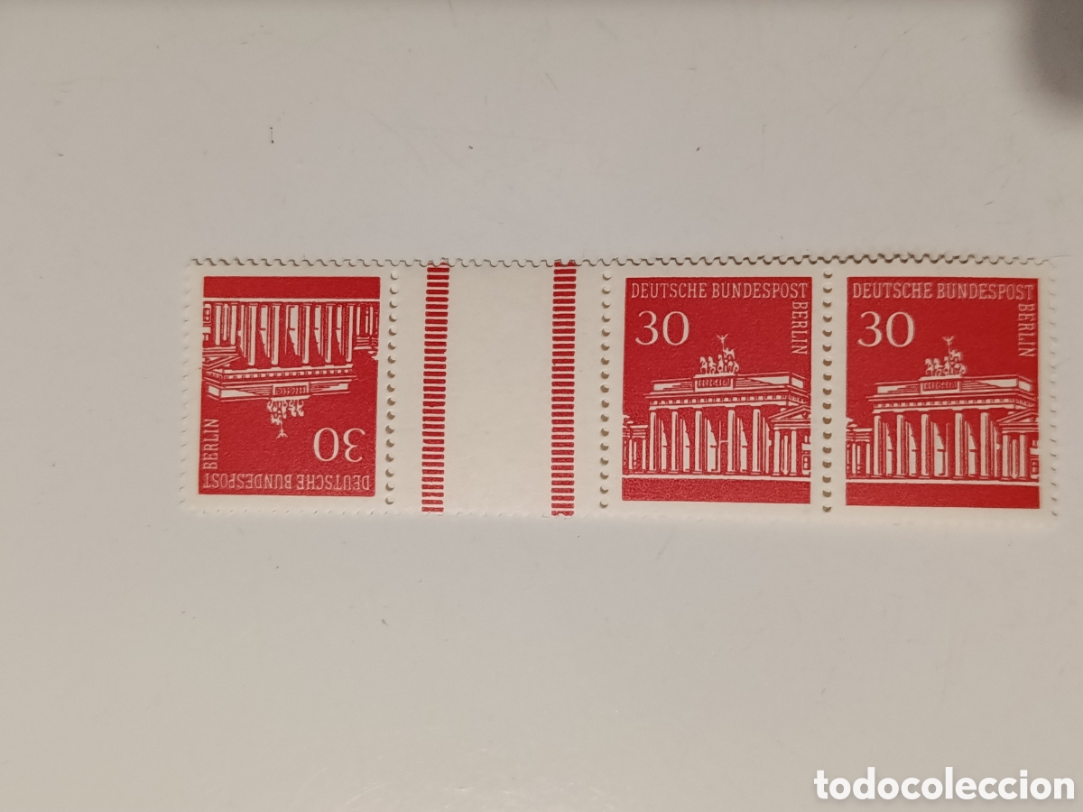 Sellos: Este magn&iacute;fico lote es una combinaci&oacute;n de sellos de Berl&iacute;n Occidental (Berliner Bauten) de 1952, cat