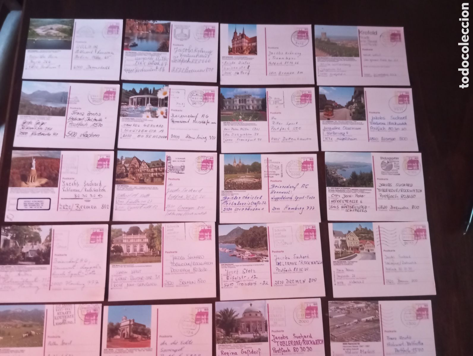 Sellos: ALEMANIA, LOTE DE 29 ENTERO POSTALES DIFERENTES (4)