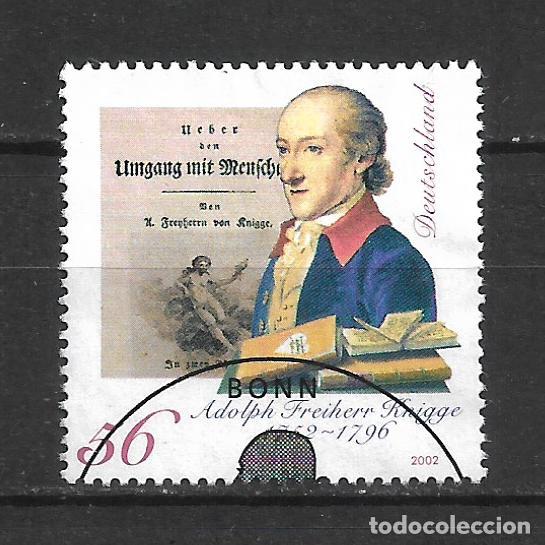 Sellos: alemania 2002 michel 2241 usado - 28/17