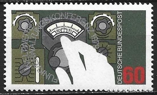 Sellos: ALEMANIA FEDERAL 1979 - TELECOMUNICACIONES - YVERT 861**