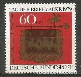 Sellos: ALEMANIA FEDERAL 1979 - DIA DEL SELLO - YVERT 869**