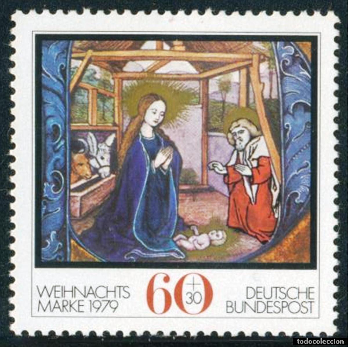 Sellos: ALEMANIA FEDERAL 1979 - NAVIDAD - NOEL - CHRISTMAS - YVERT 874**