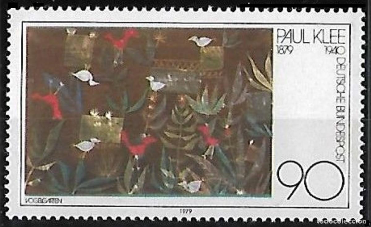 Sellos: ALEMANIA FEDERAL 1979-1980 - PINTOR PAUL KLEE - YVERT 879**