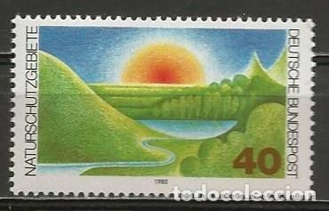 Sellos: ALEMANIA FEDERAL 1980 - PROTECCION DE LA NATURALEZA - YVERT 895**