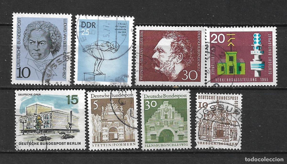 Sellos: alemania lote 8 sellos usado - 19/48