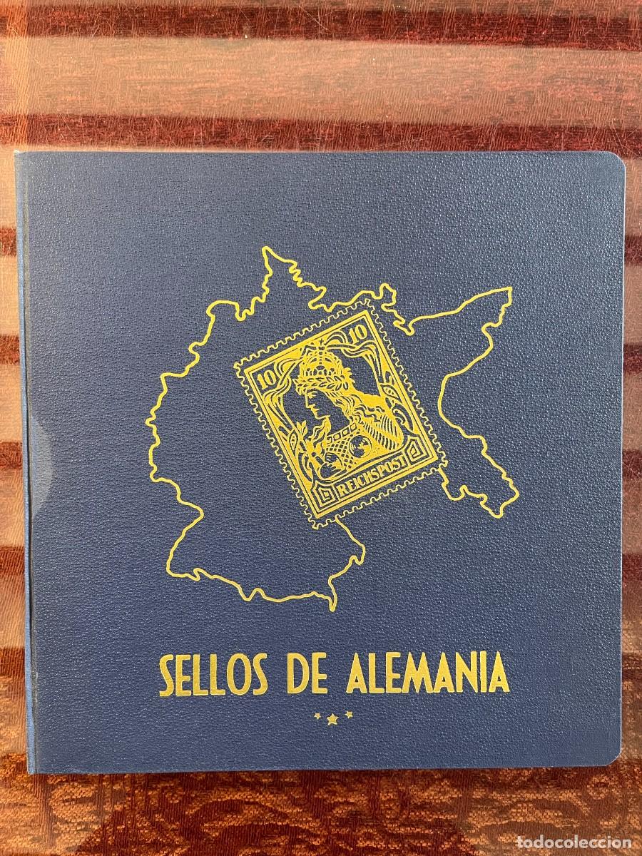 Sellos: &Aacute;lbum Philos para sellos de Alemania (VAC&Iacute;O) con cajet&iacute;n - Imperio, Ocupaciones, RFA, RDA