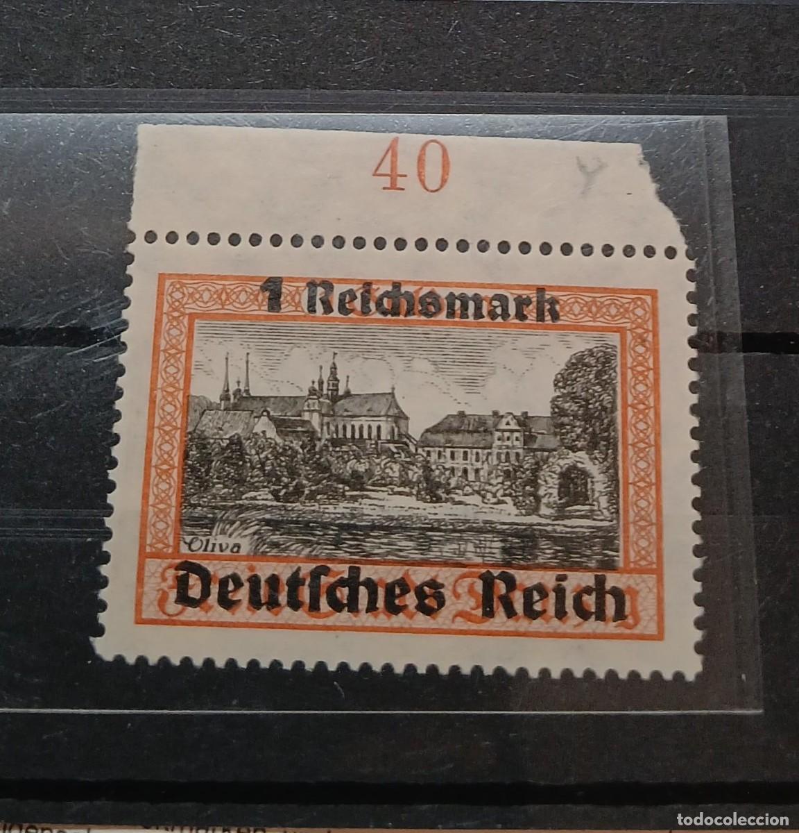 Sellos: Imperio alem&aacute;n 1939 M728y firmado BPP