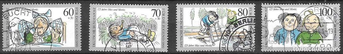 Stamps: SELLOS USADOS DE ALEMANIA 1990, YT 1287/ 90