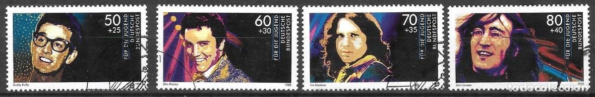 Selos: SELLOS USADOS DE ALEMANIA 1988, YT 1194/ 97