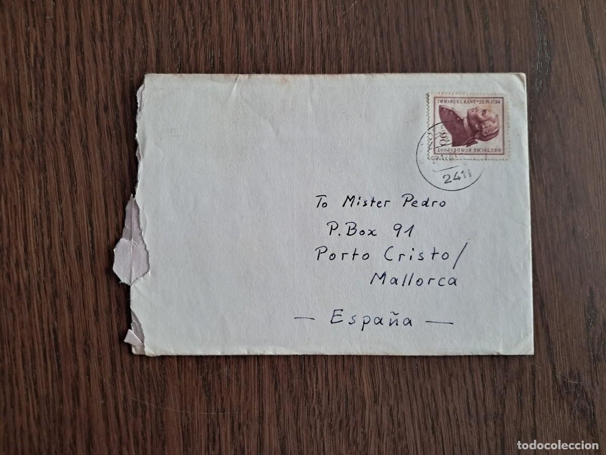 Sellos: sobre, carta circulada con sellos de Alemania, a&ntilde;o 1981. radioaficionado.