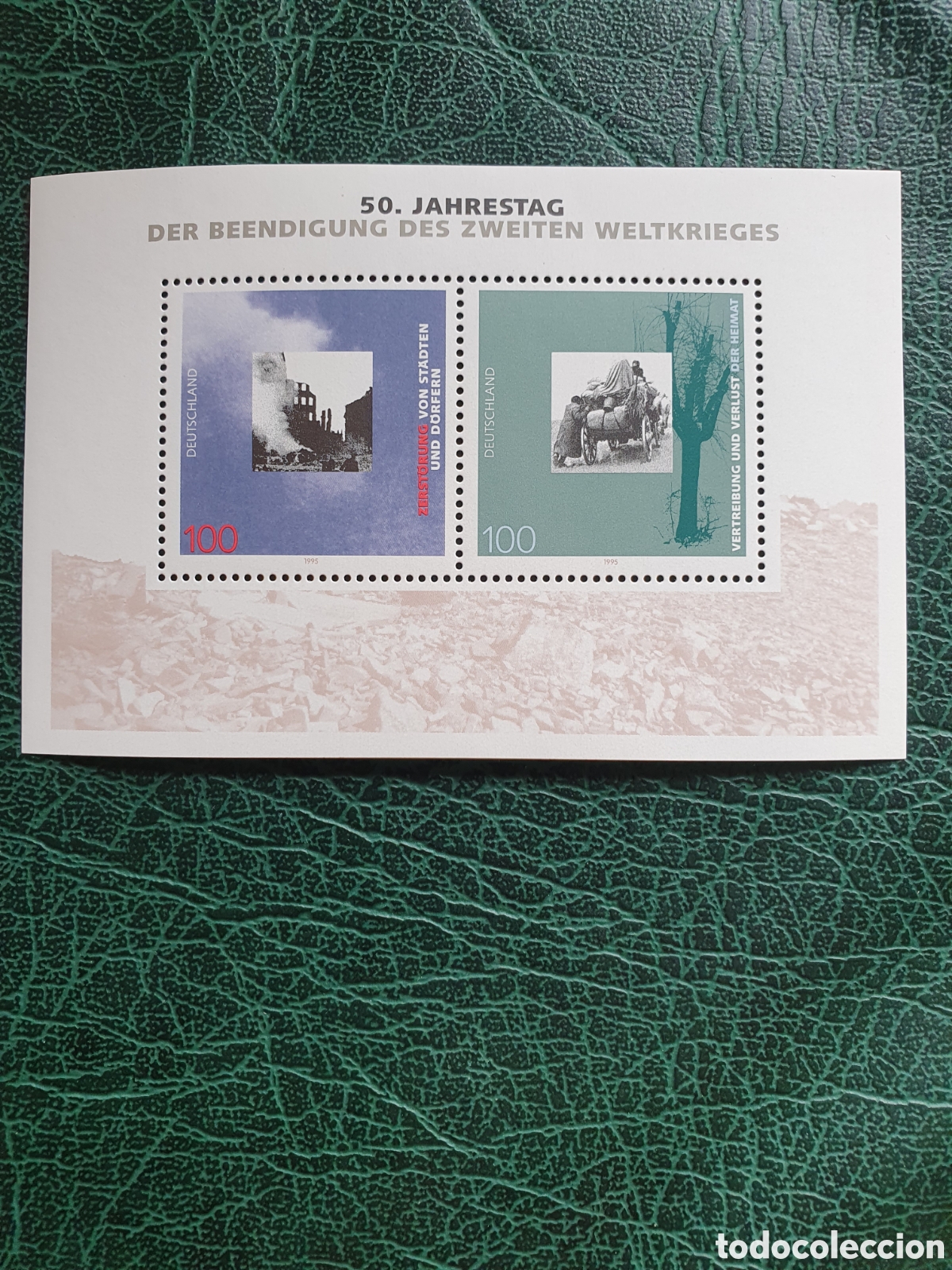 Sellos: 50 aniversario fin Guerra Mundial. 1995 Alemania
