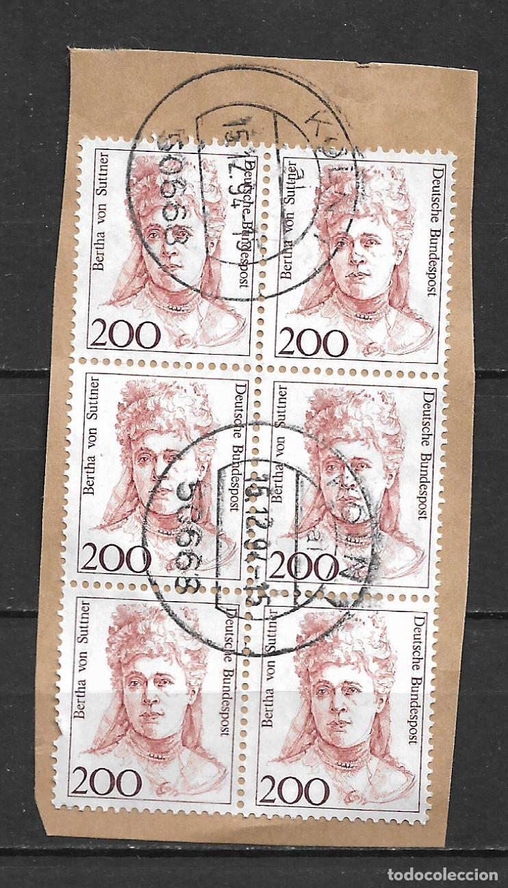 Sellos: alemania 1991 michel 1498 usado - 20/3