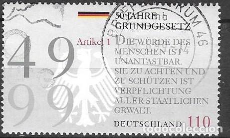 Selos: SELLO USADO DE ALEMANIA 1999, YT 1882