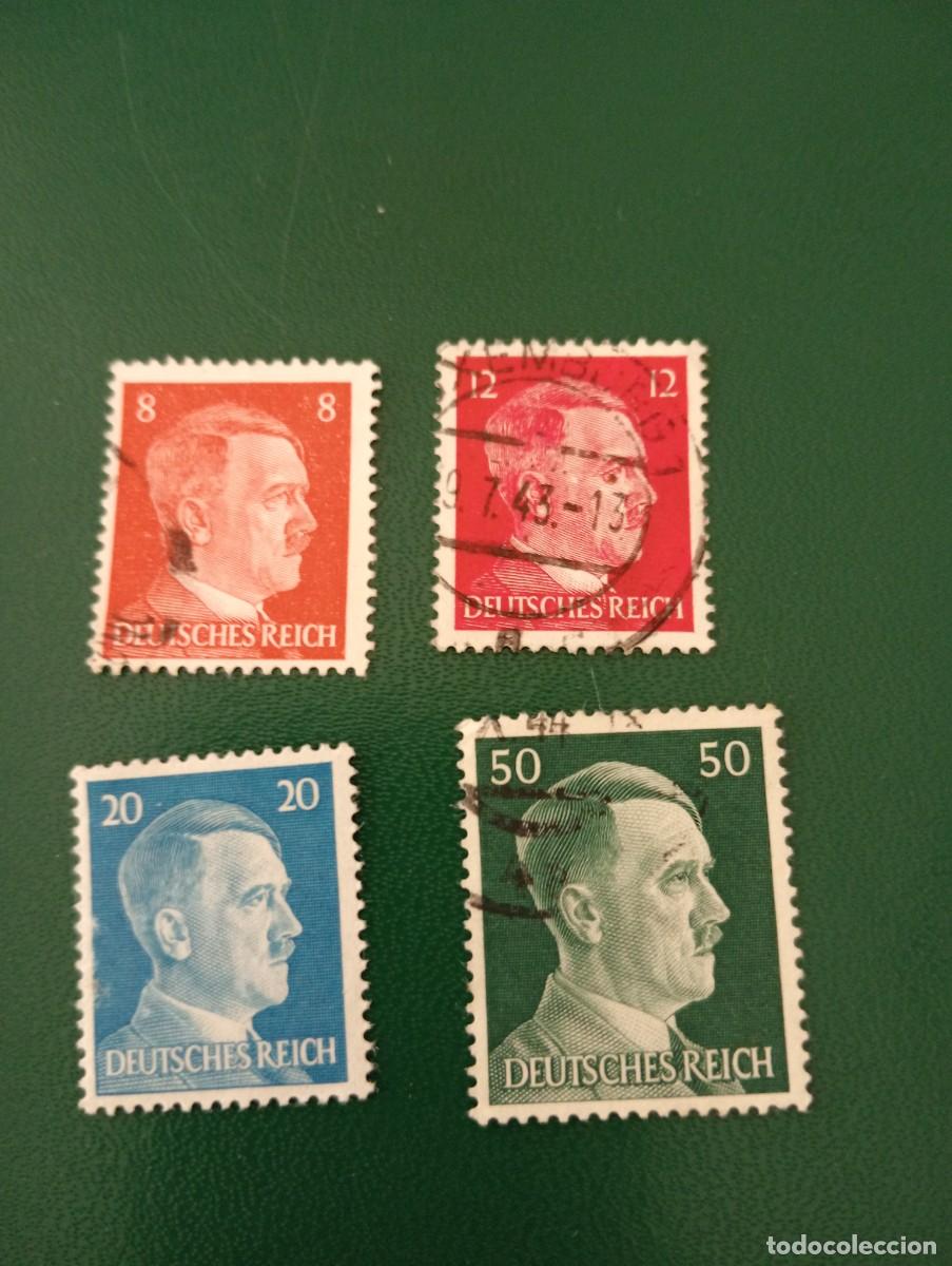 Sellos: LOTE DE SELLOS ANTIGUOS DE HITLER ALEMANIA NAZI