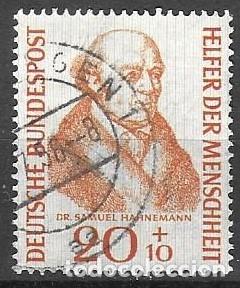 Sellos: SELLO USADO DE ALEMANIA 1955, YT 100