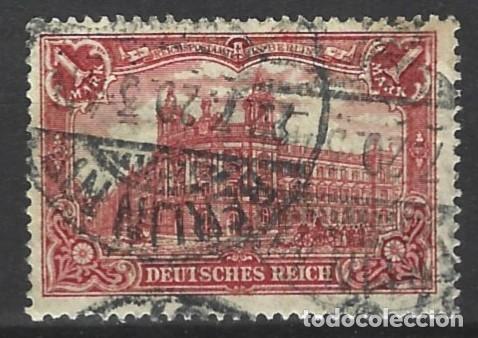 Sellos: ALEMANIA - REICH - 1 MARCO - OFICINA POSTAL PRINCIPAL DE BERL&Iacute;N - USADO