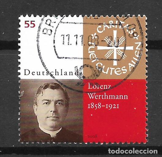 Sellos: alemania 2008 sello usado - 22/47