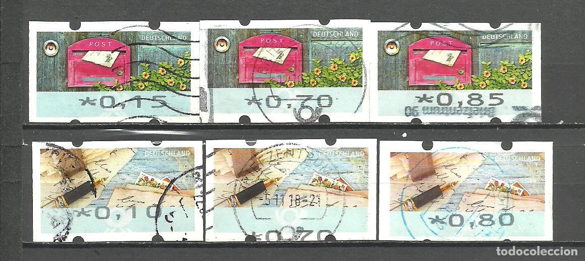 Sellos: ALEMANIA FEDERAL 2017 - LOTE DE 6 ATM&acute;S - USADO